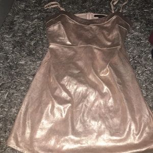Gold Chrome Party Dress